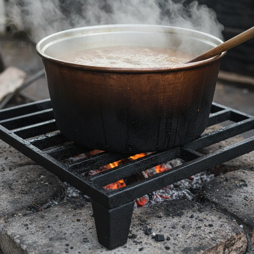 튼튼한 무쇠 삼발이