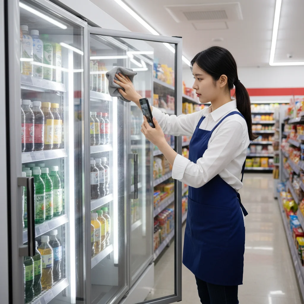 청소 후 사진 찍기