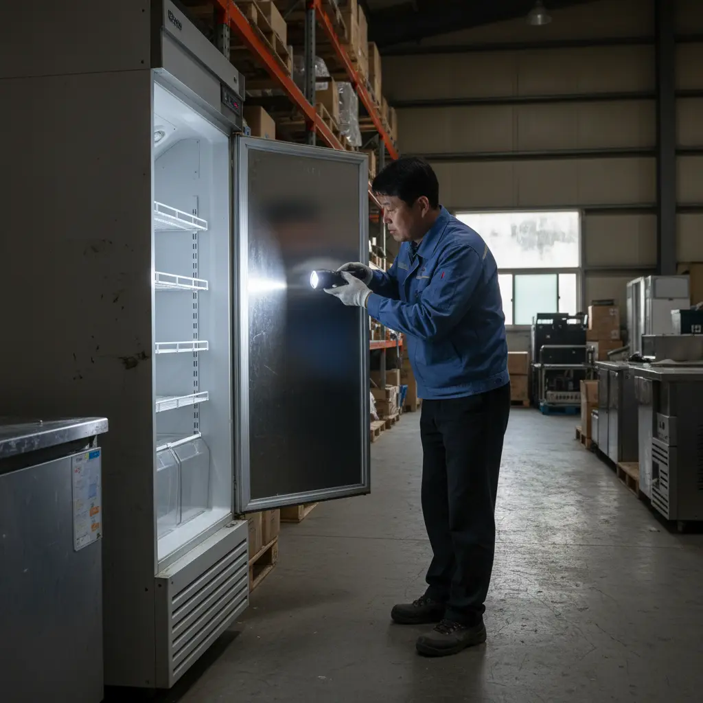 냉장고 내부 꼼꼼한 검수