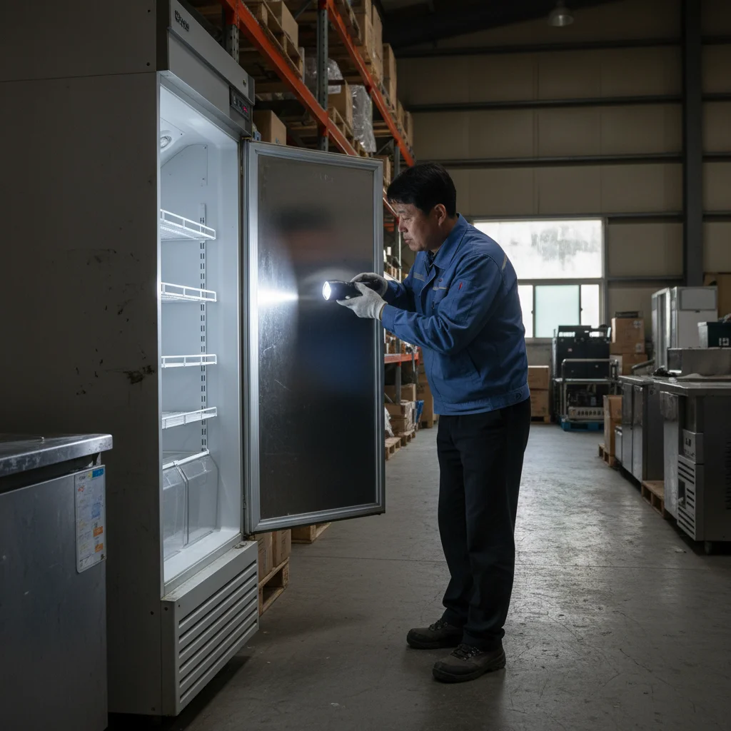 냉장고 내부 꼼꼼한 검수