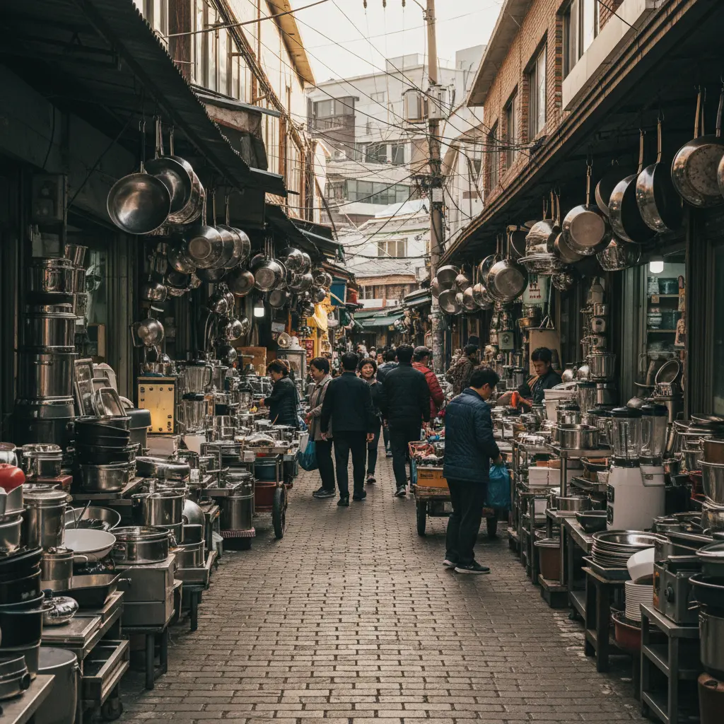 황학동 시장 거리