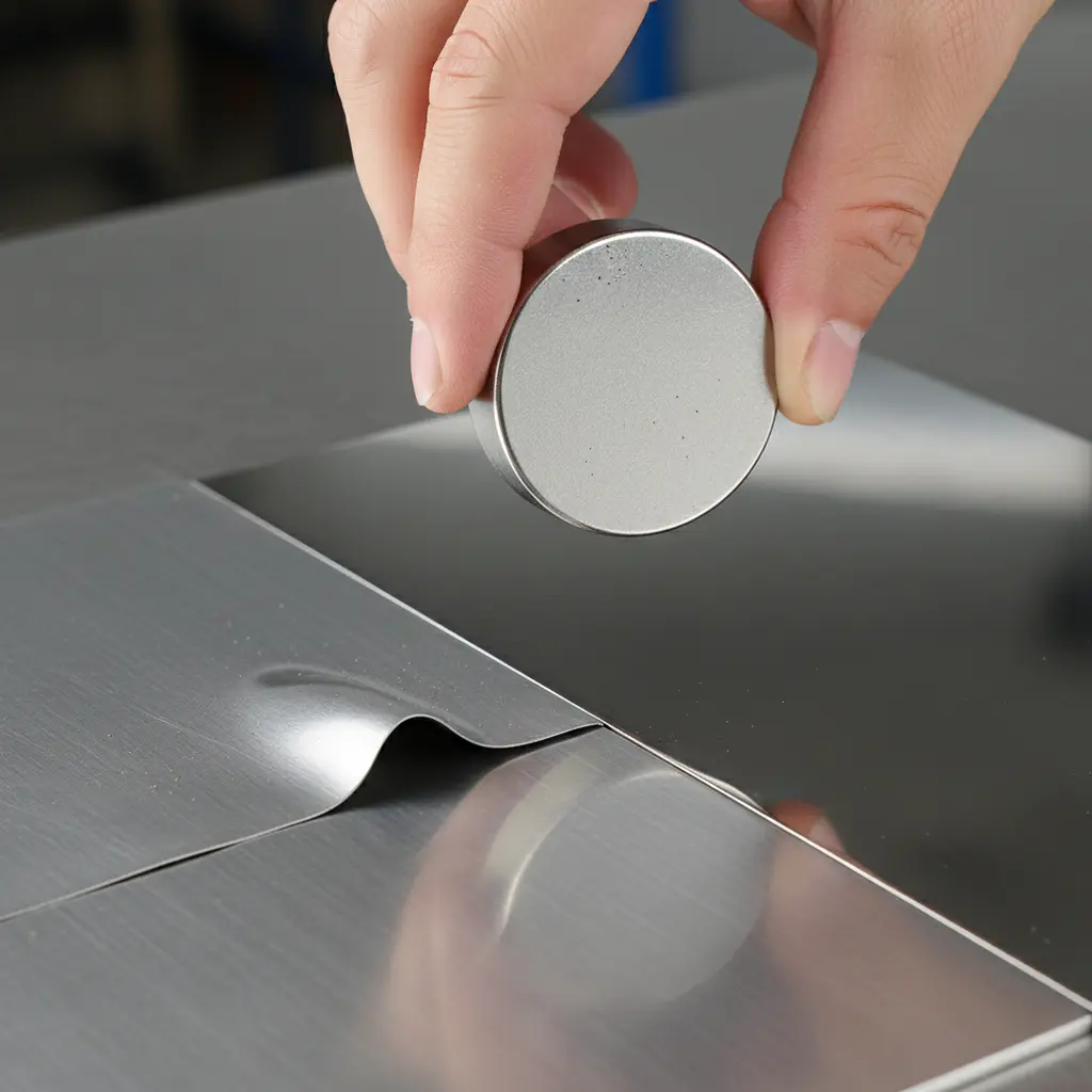 자석으로 구분 가능?