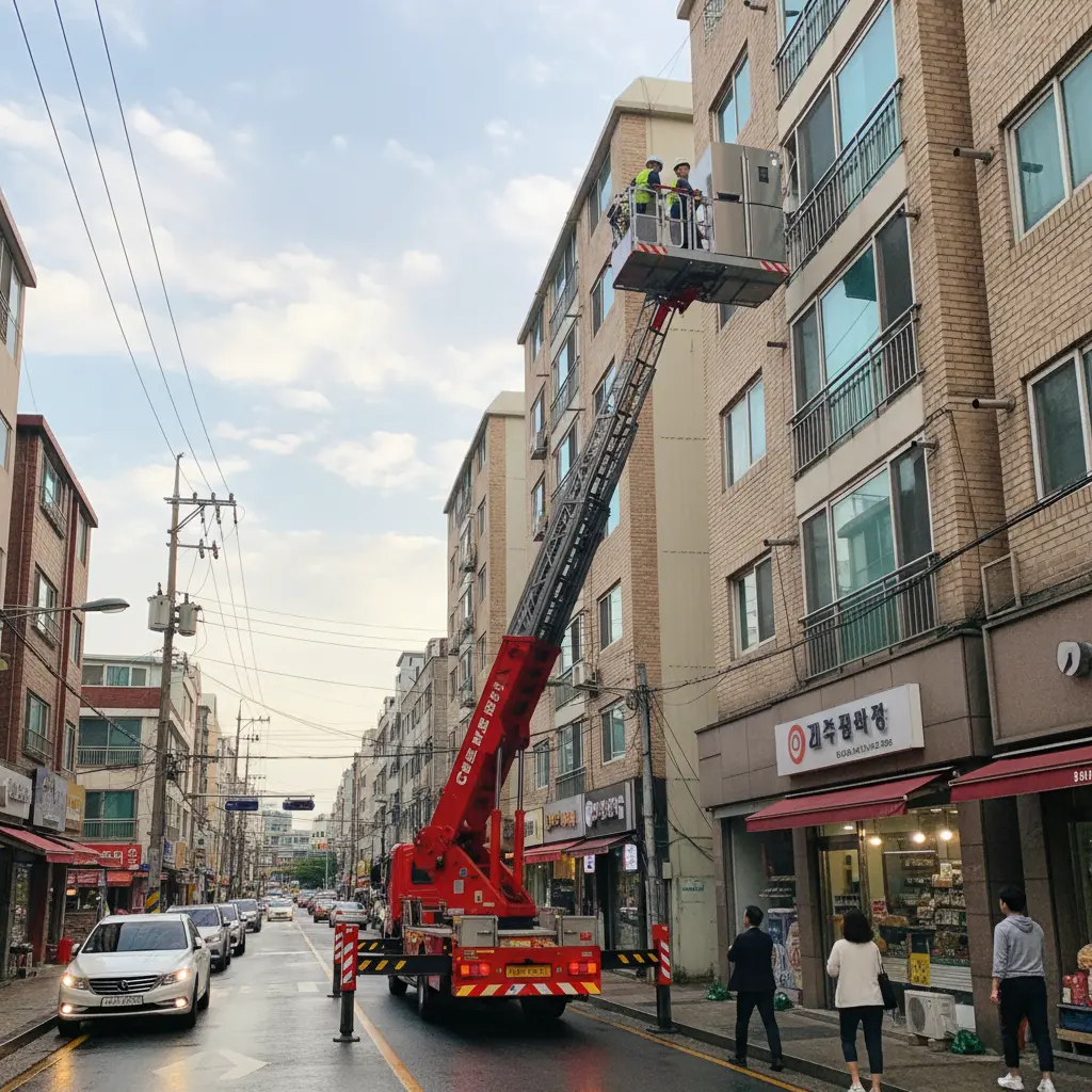 사다리차 비용 주의