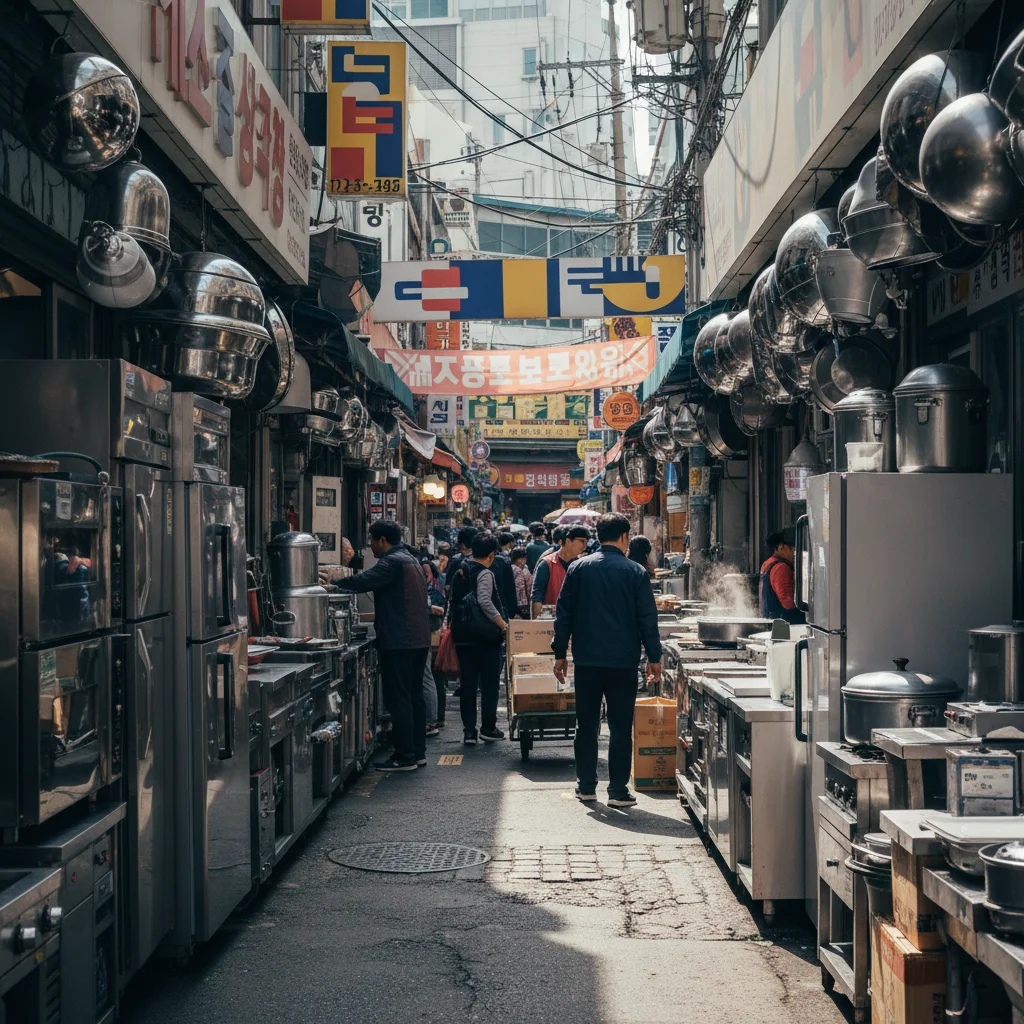 황학동 주방거리 풍경