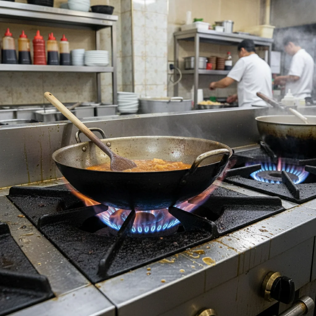 파란 불꽃 확인