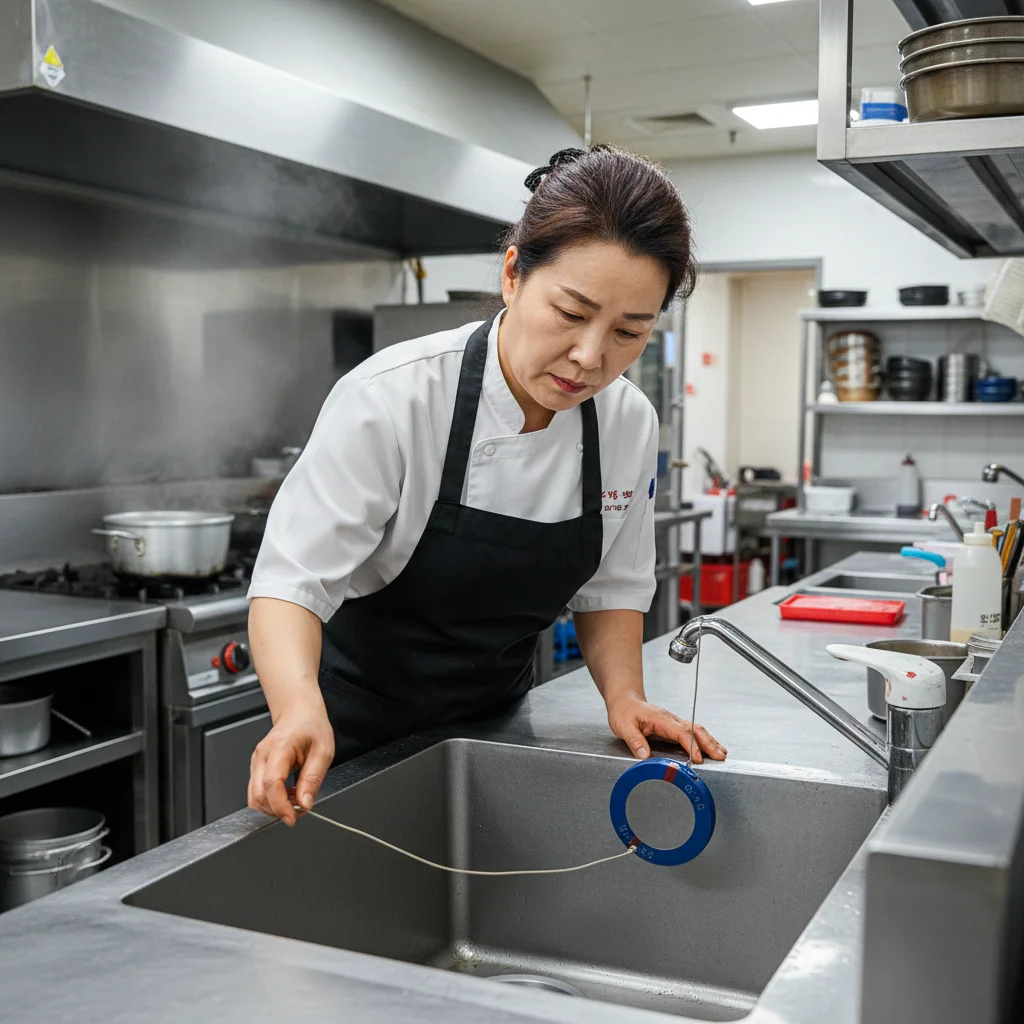 자석으로 재질 확인