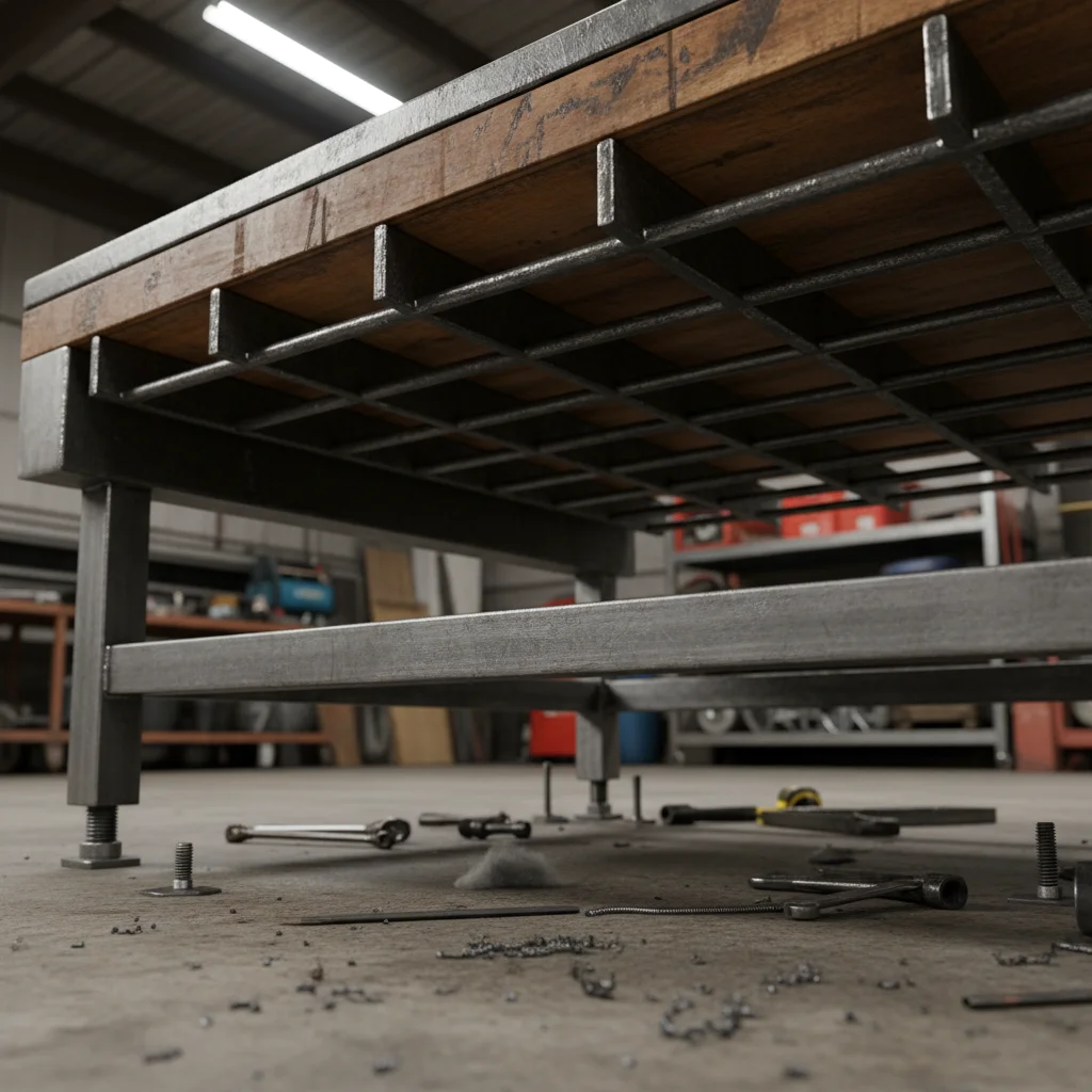 상판 처짐 막는 보강대