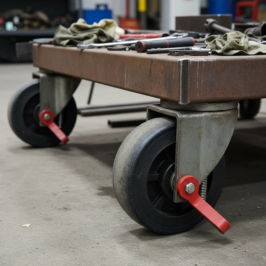 브레이크 있는 튼튼한 바퀴