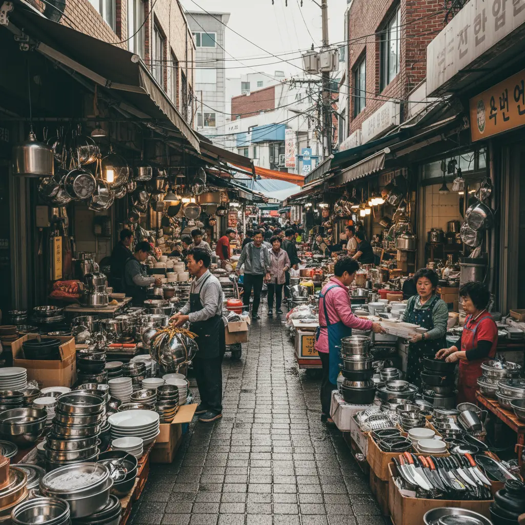 황학동 시장 풍경