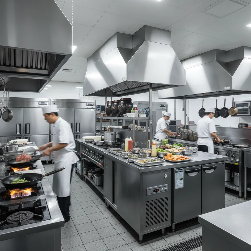 효율적인 주방 배치 예시