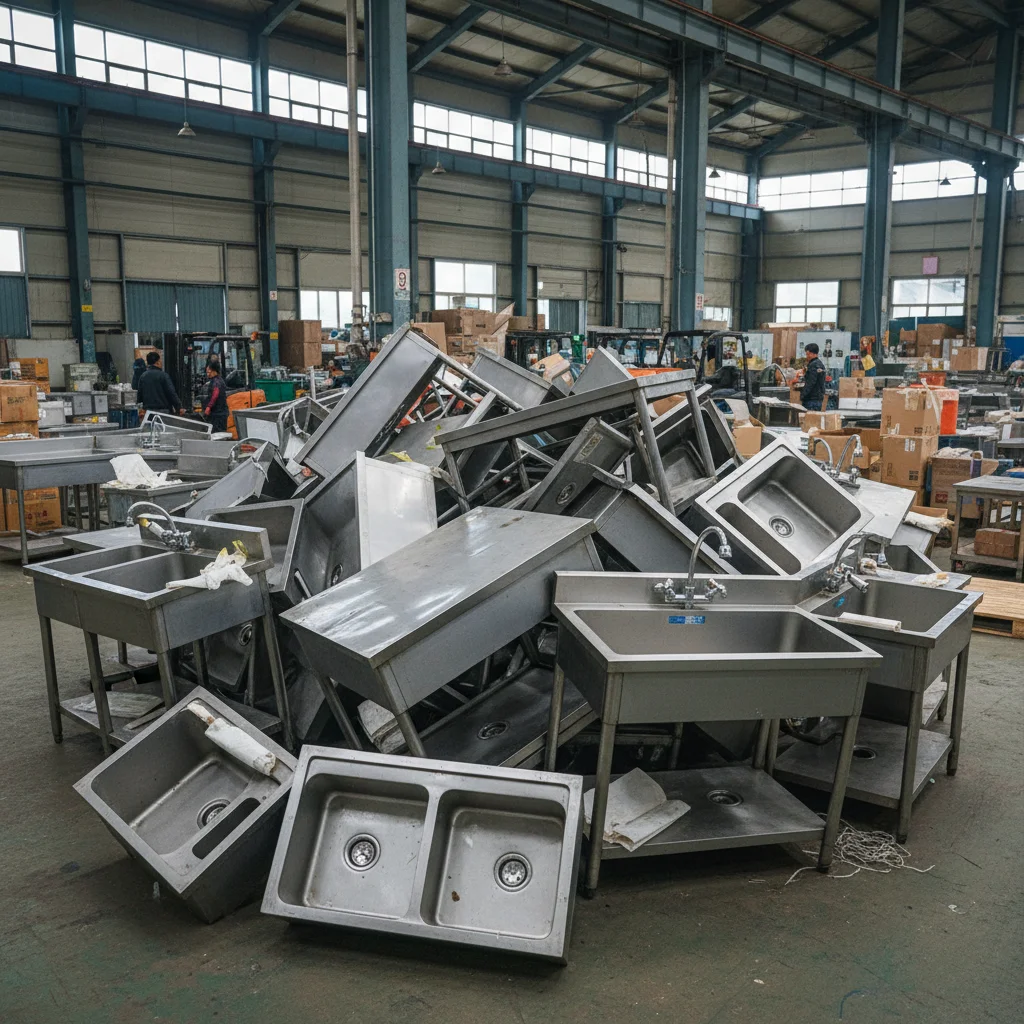 중고 주방기구 창고