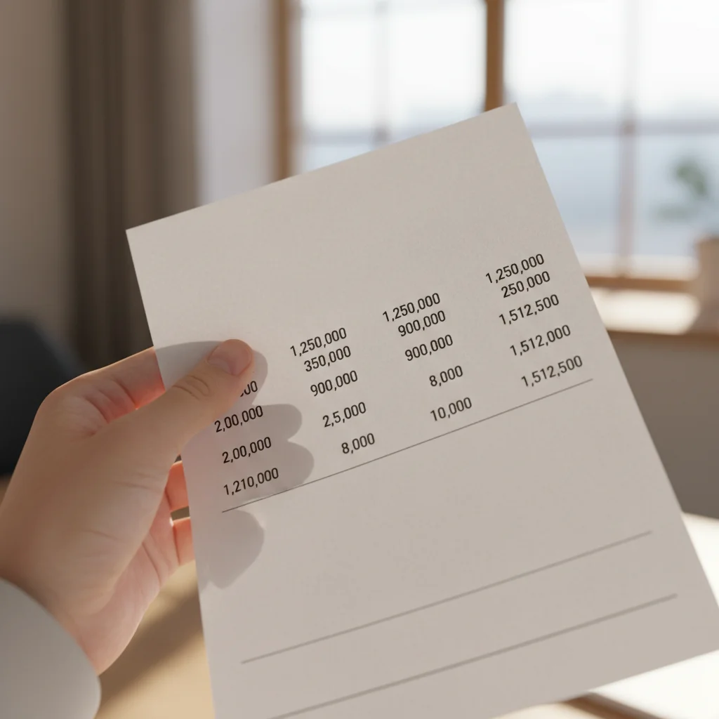 상세 견적서 확인