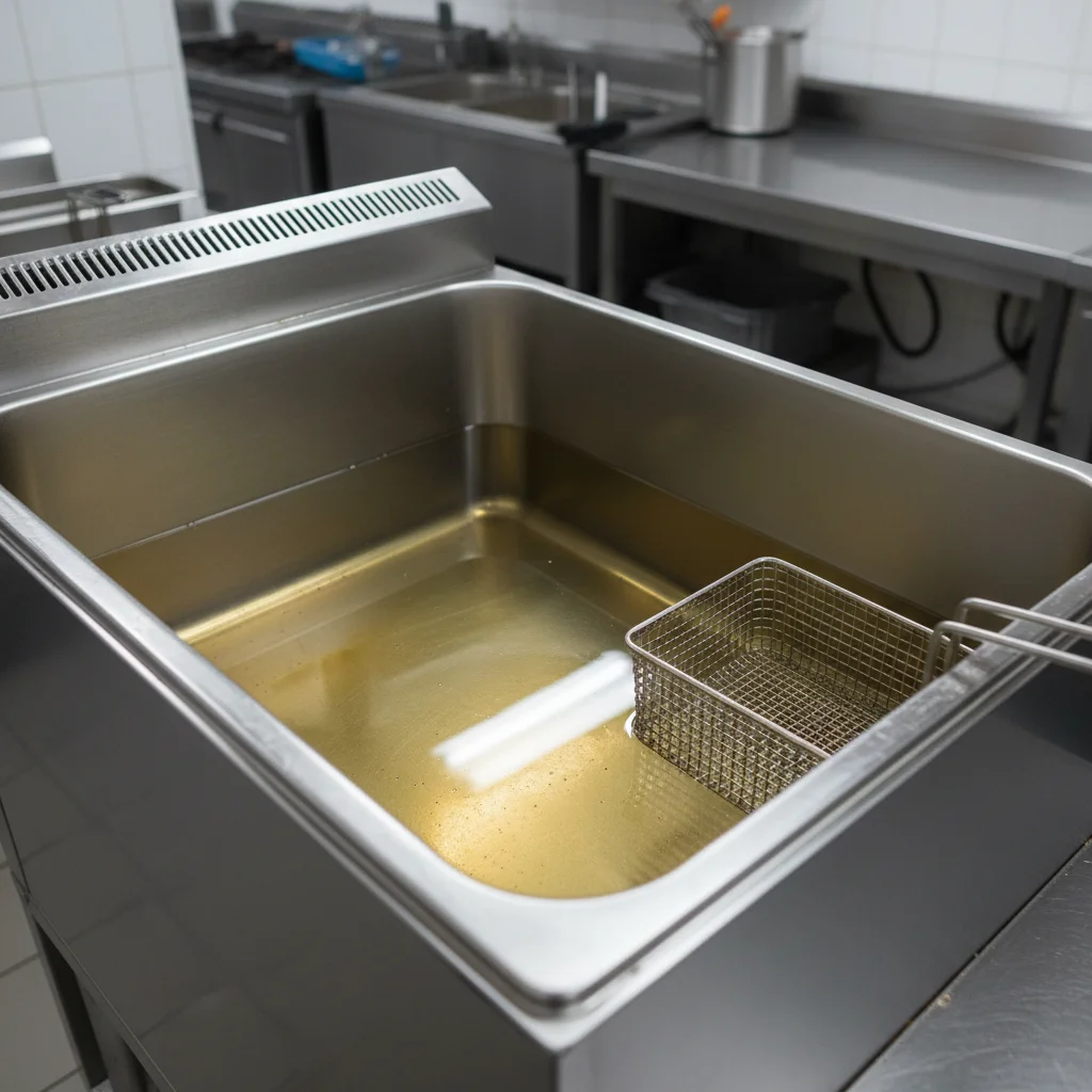 튀김기 내부 코팅 확인