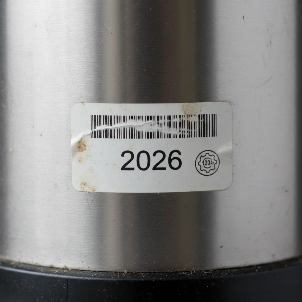 제조년월 라벨 확인