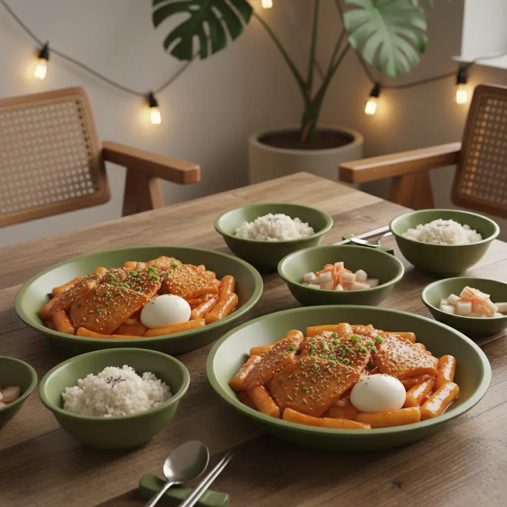 뉴트로 감성 멜라민 그릇