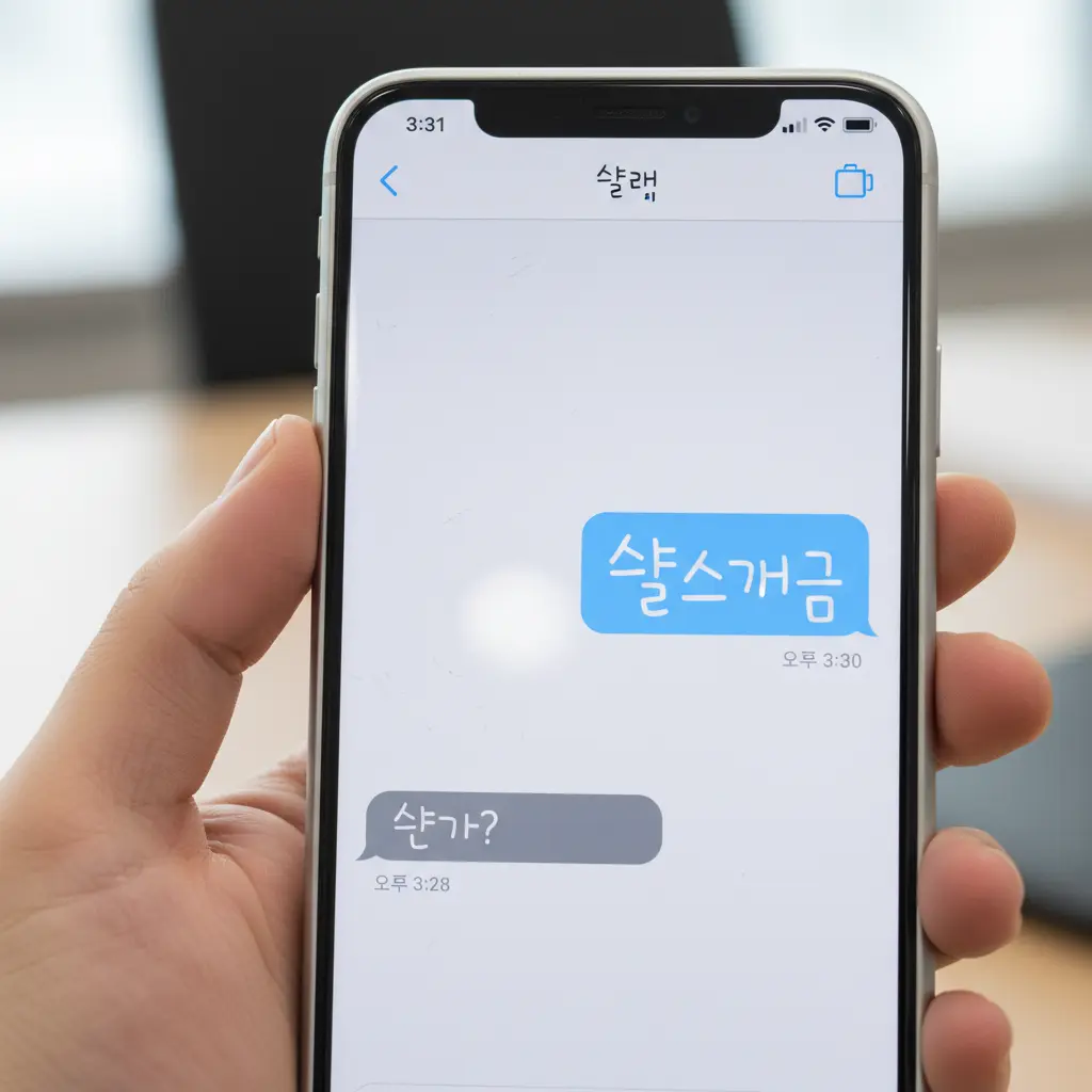 문자 기록 남기기