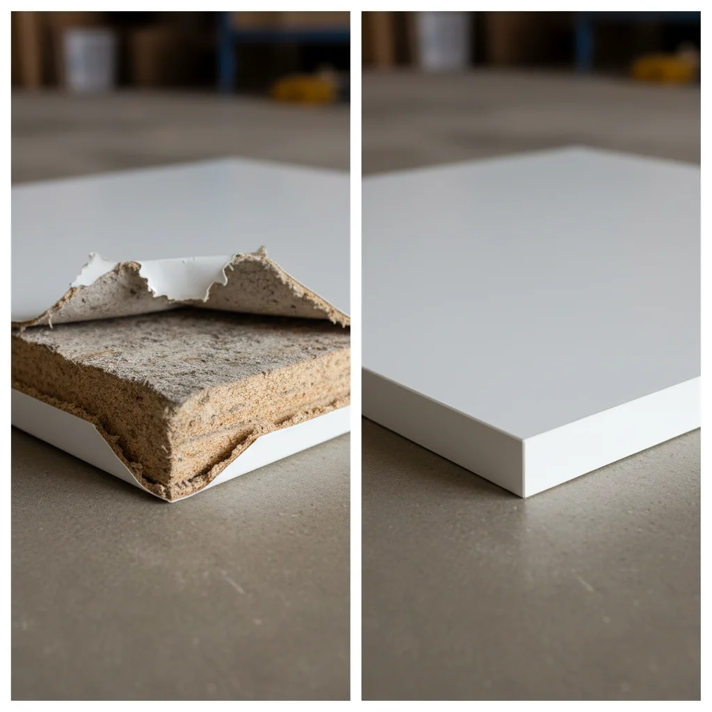 합판 습기 피해 주의