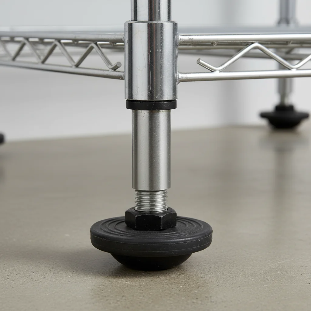 흔들림 잡는 높이 조절발