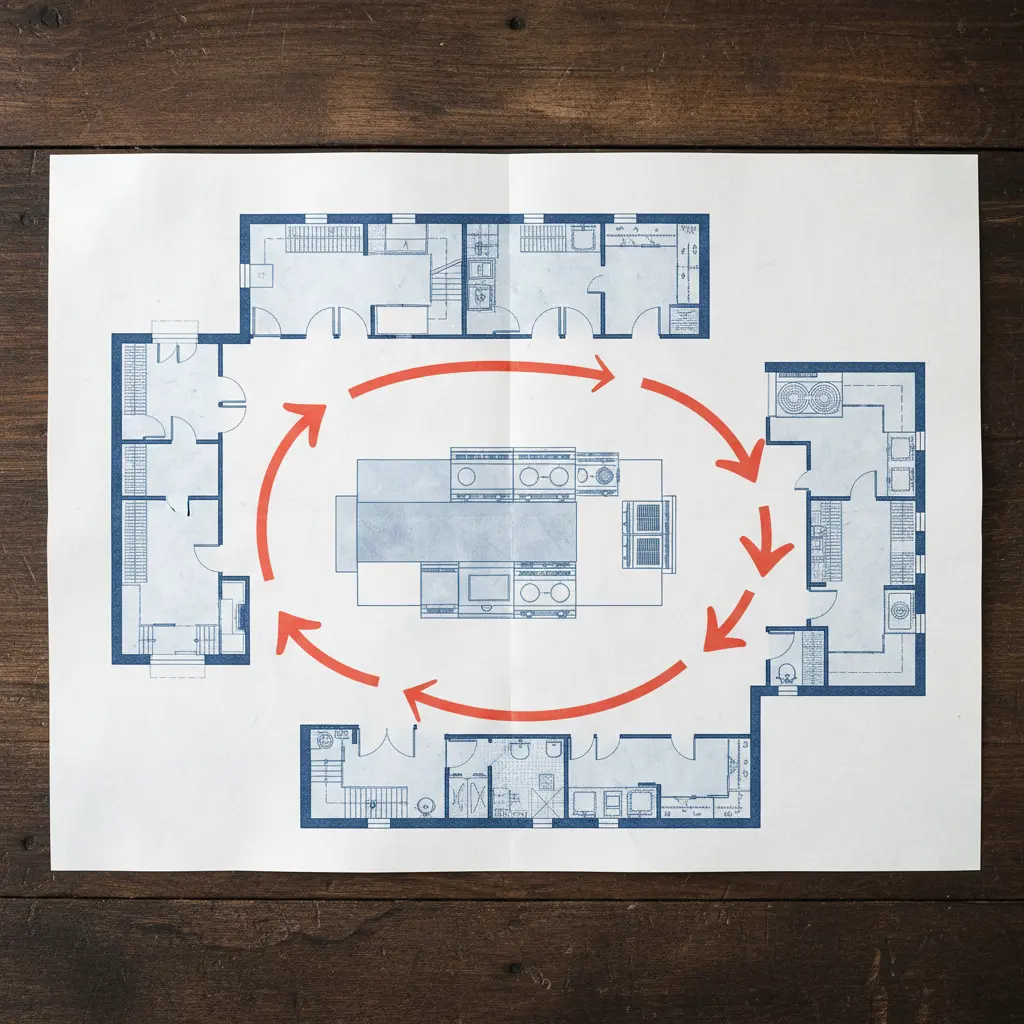 효율적인 주방 동선