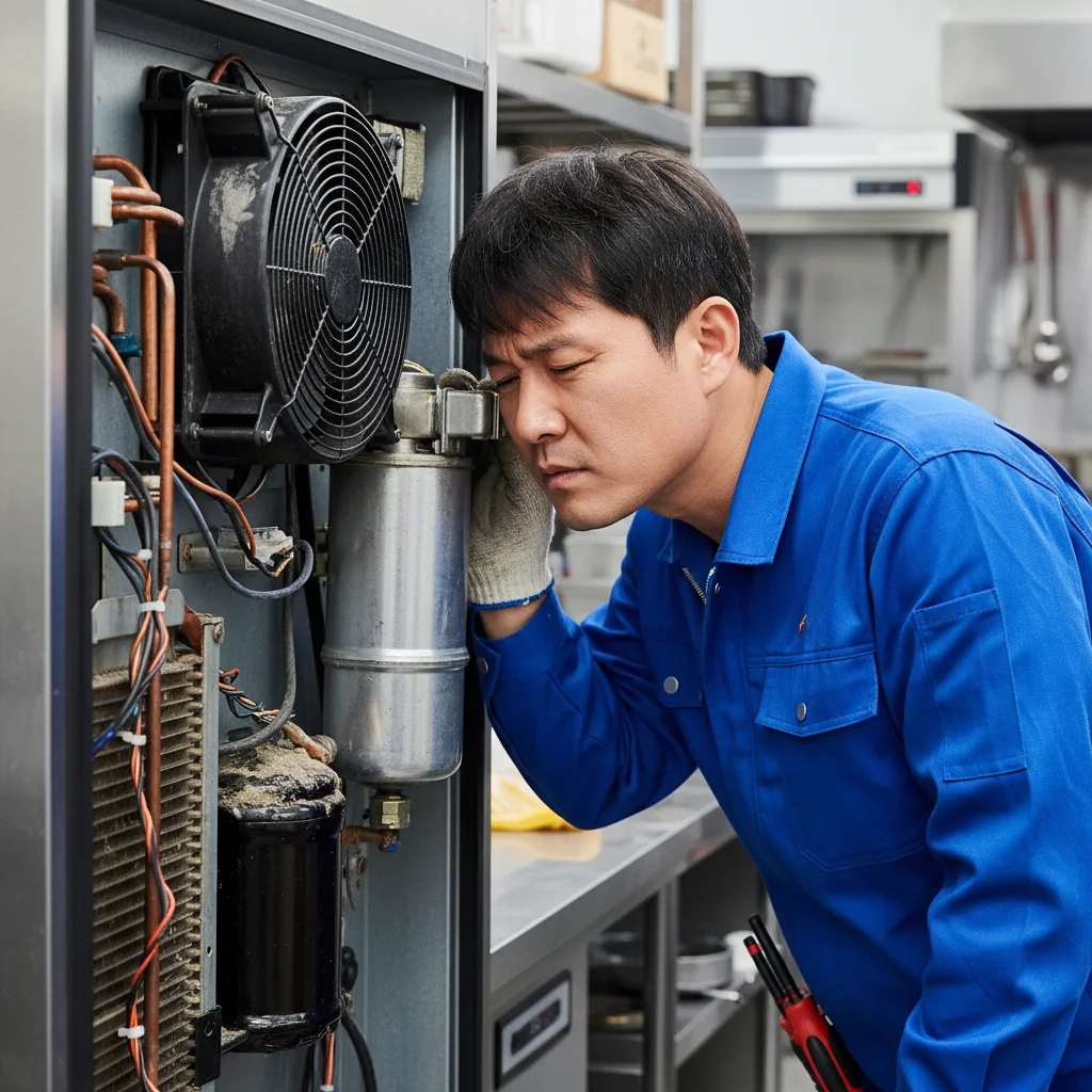 냉장고 컴프레셔 소리 확인 필수