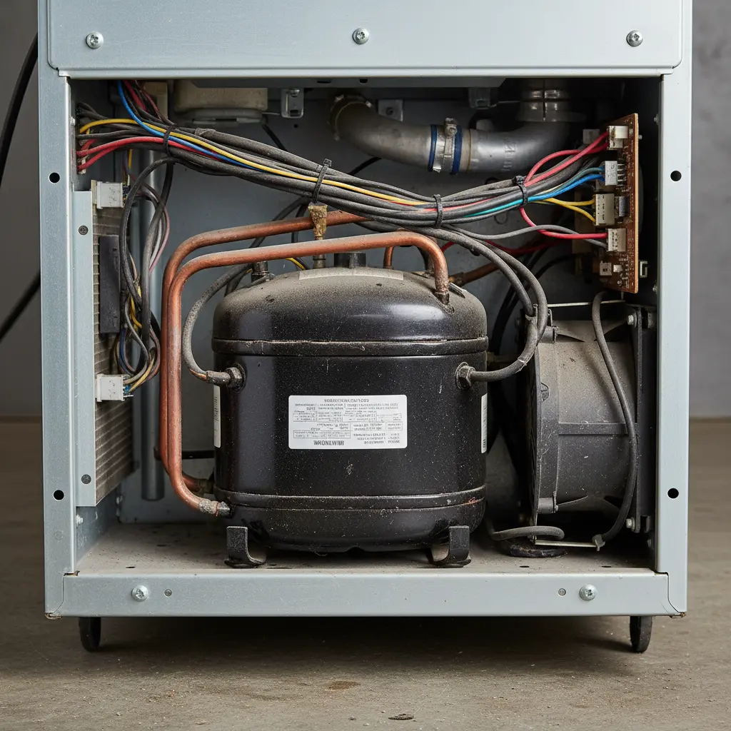 심장부 콤프레셔 확인