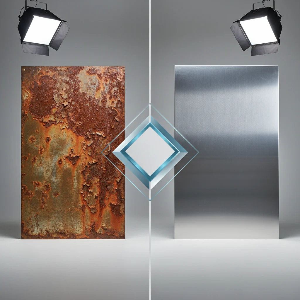 녹슨 201 vs 멀쩡한 304