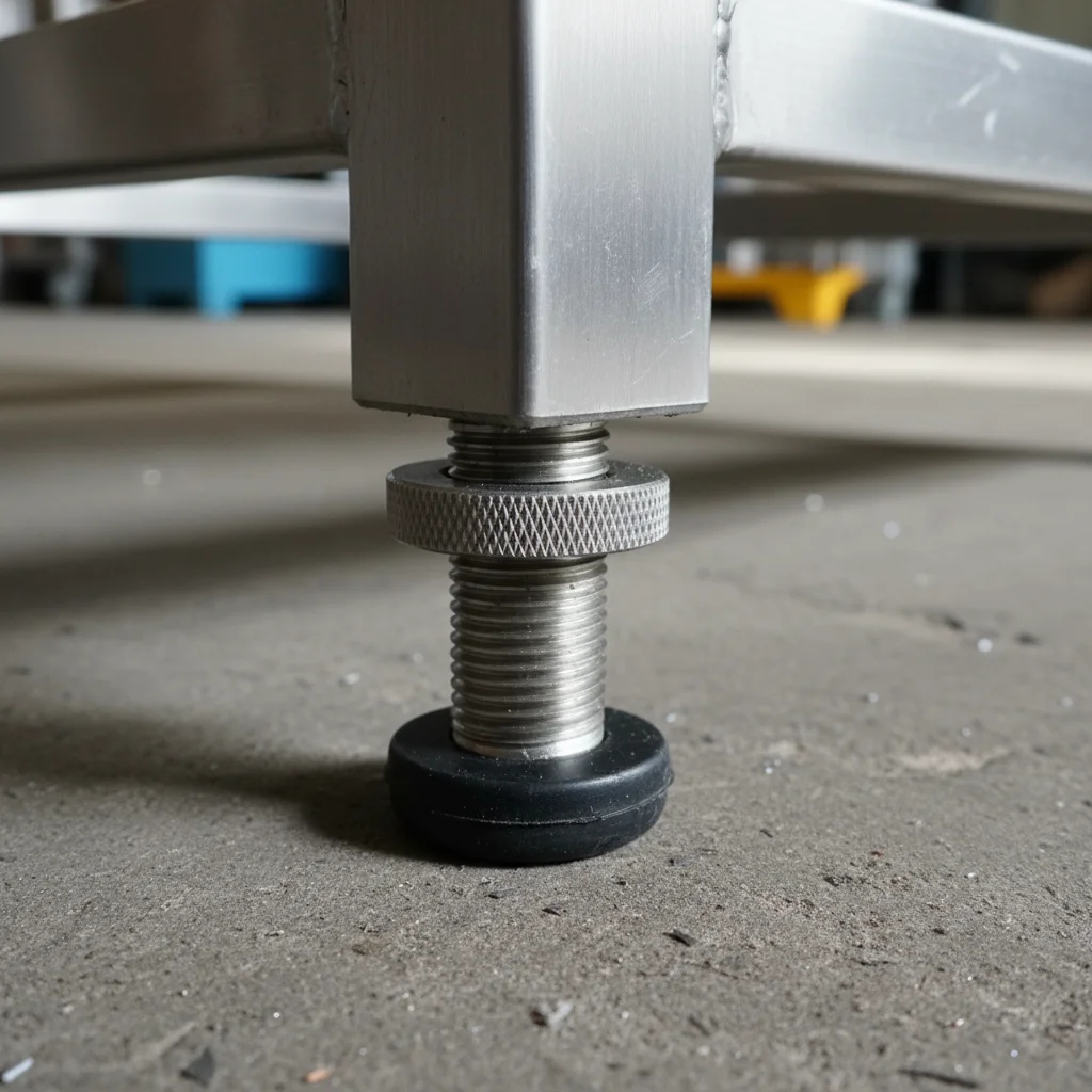 높이 조절발 확인