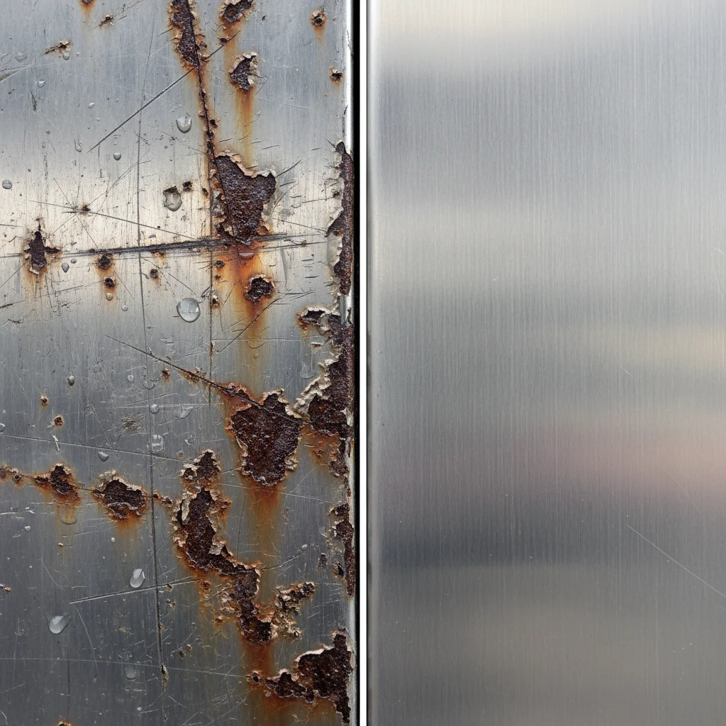 메탈과 스텐의 내구성 차이