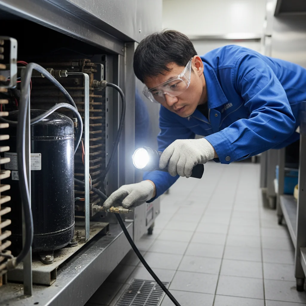 콤프레셔 소음 확인