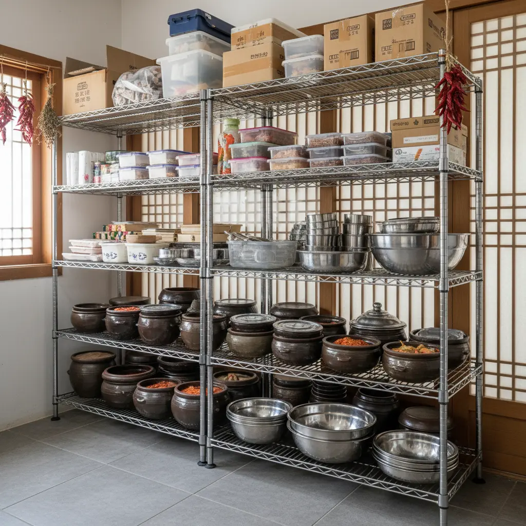 와이어 선반의 특징