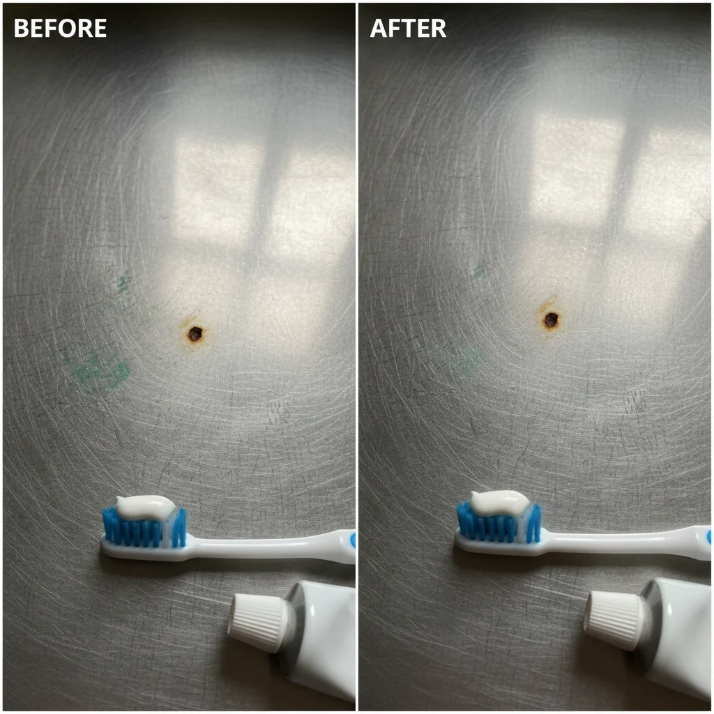 치약으로 녹 제거