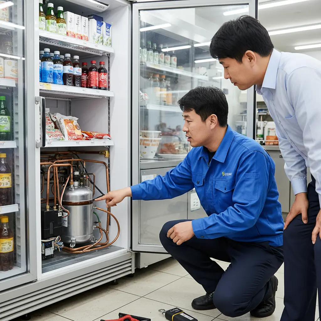 콤프레셔 확인 필수