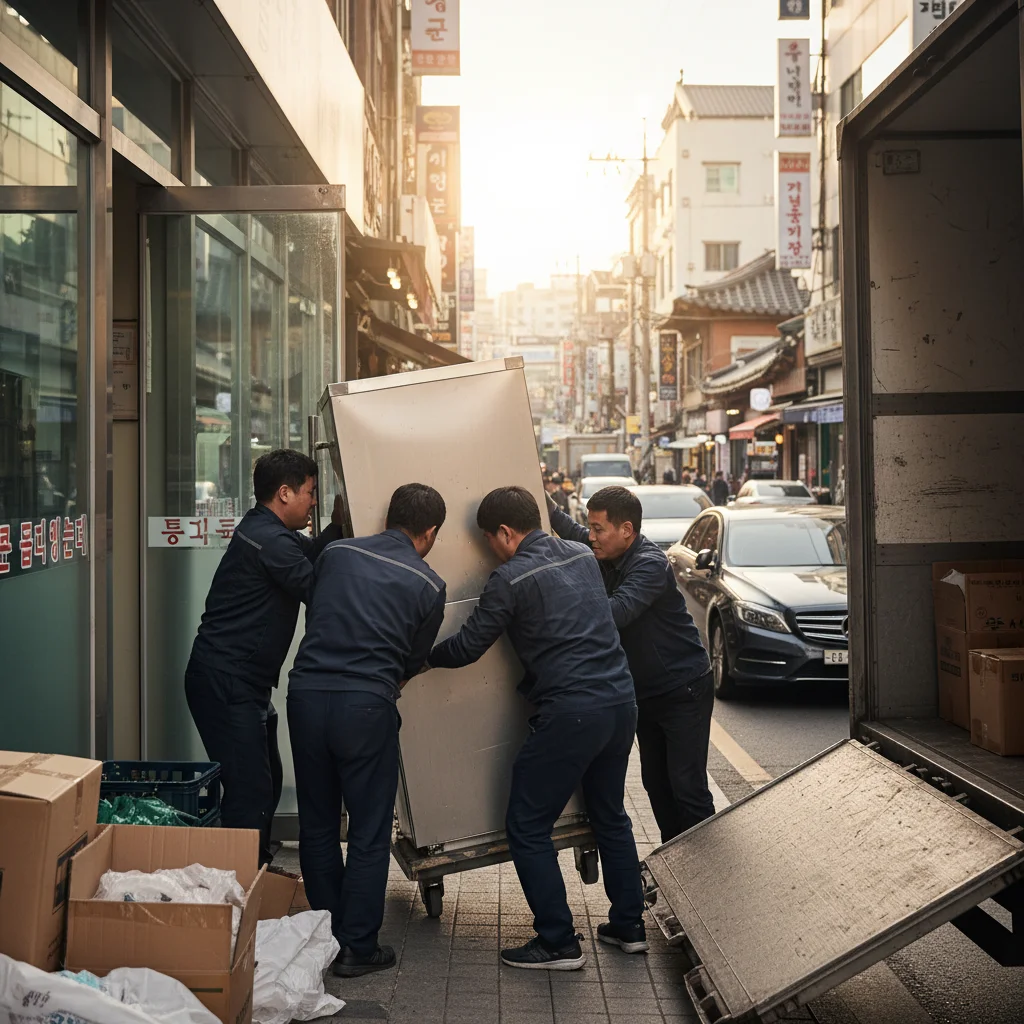 대형 기물 운반