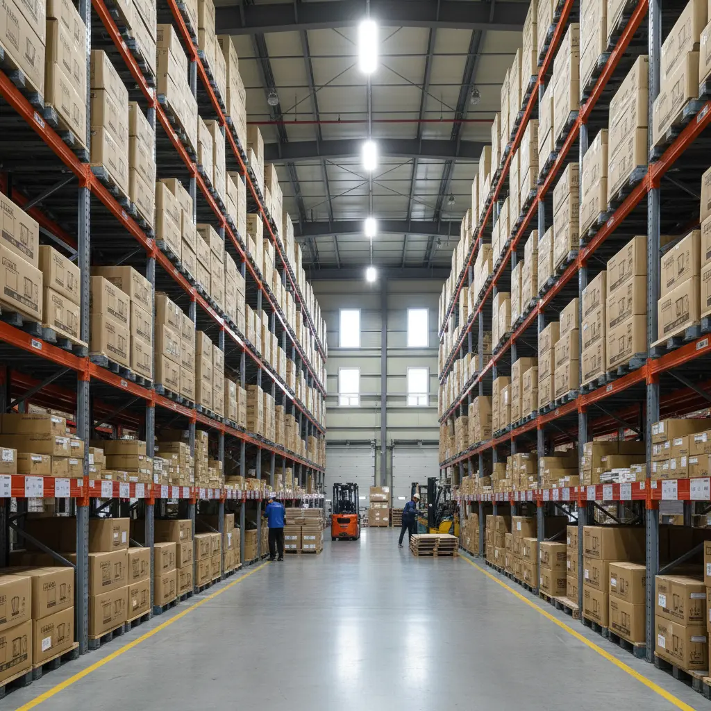 대형 물류 창고 시스템