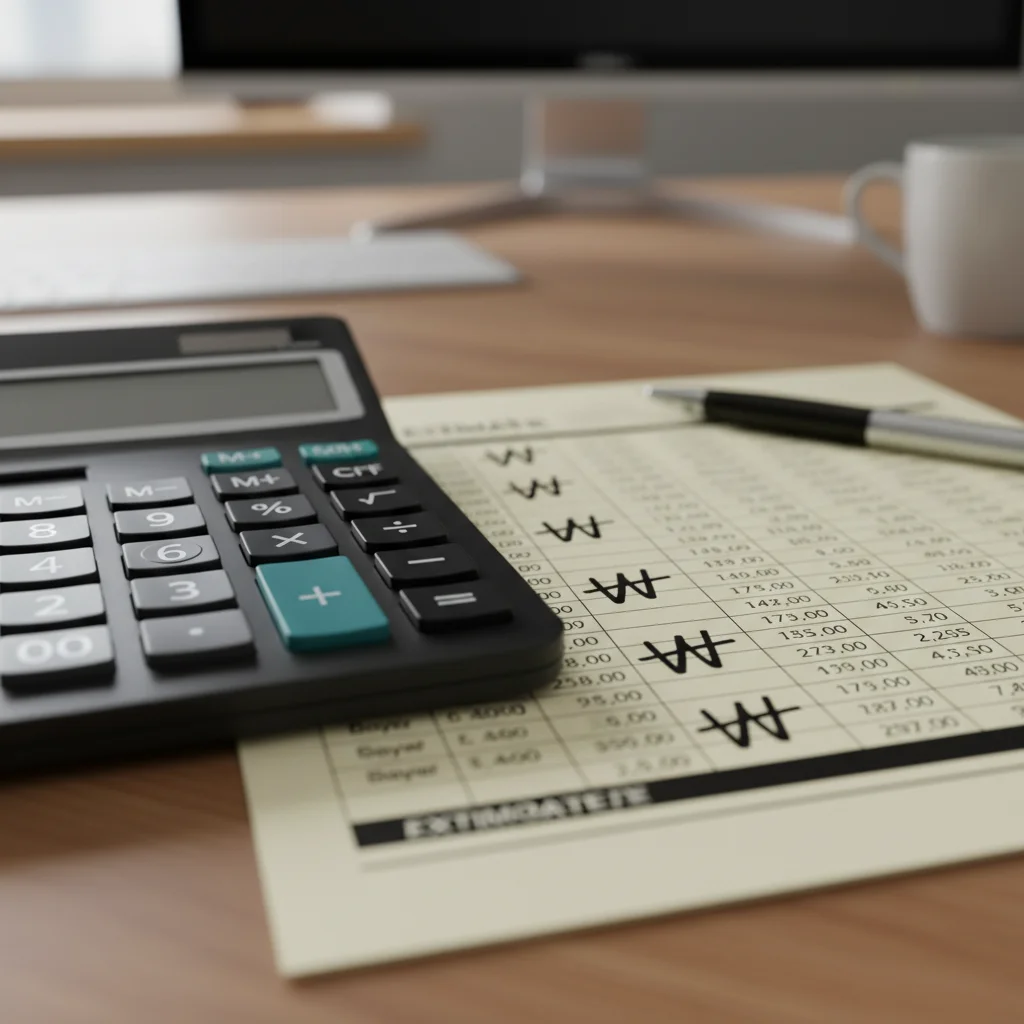 견적서 꼼꼼 비교