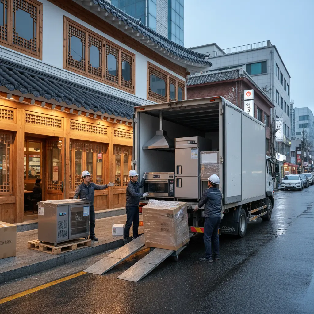 운송 설치비 확인