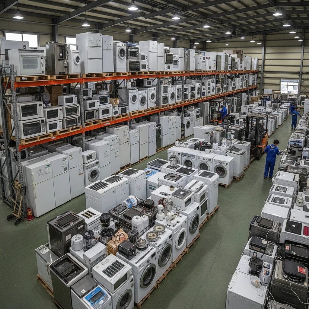 중고 주방기기 창고