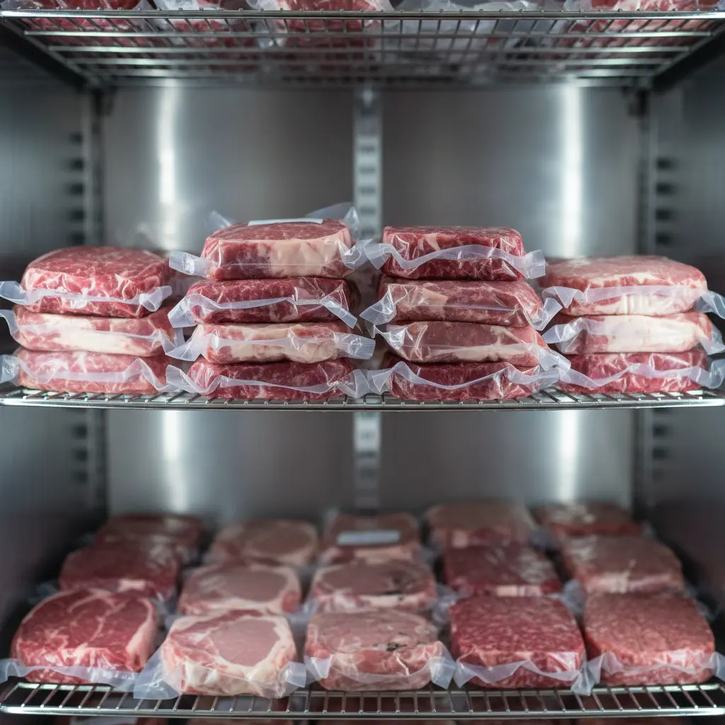 진공 포장된 웻 에이징