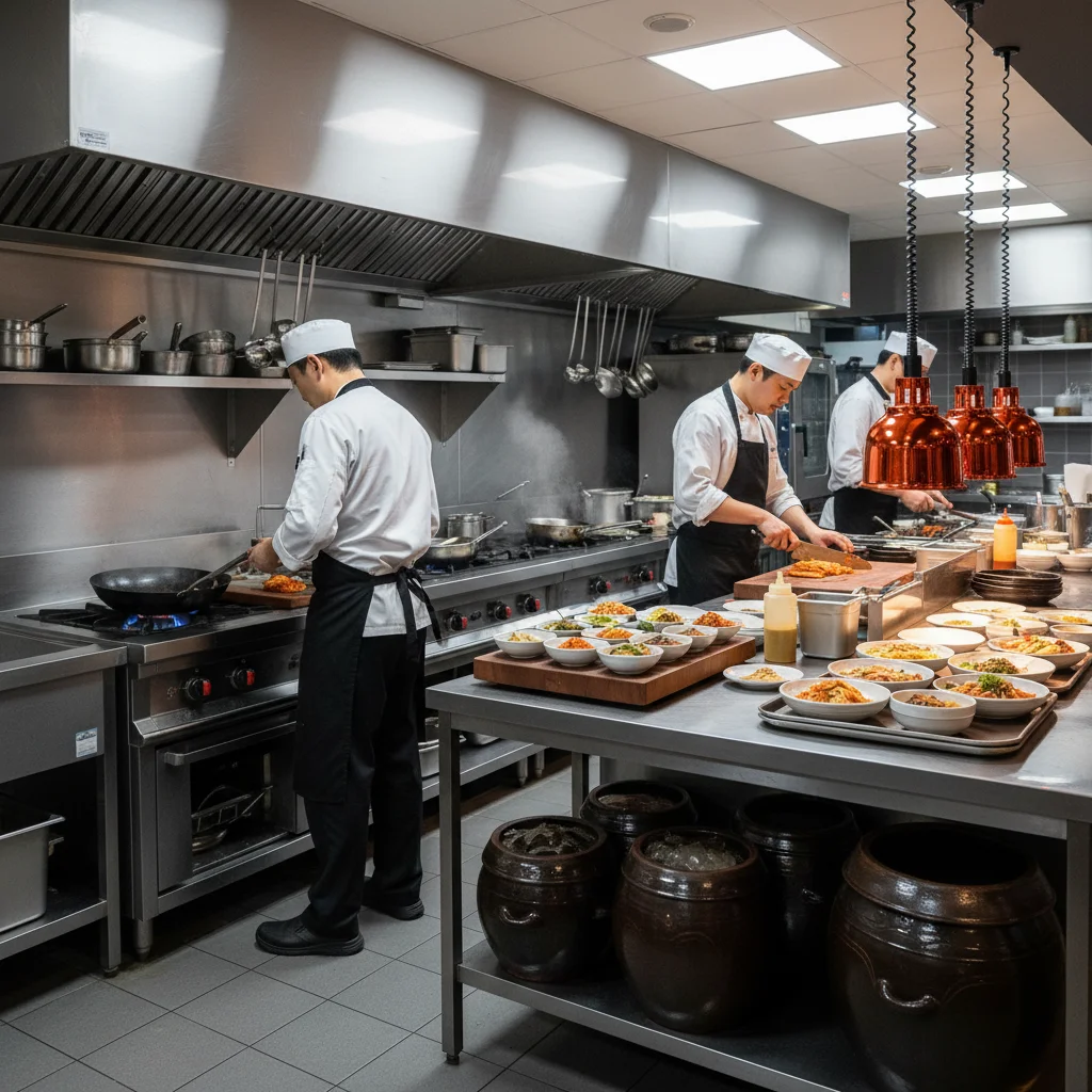 효율적인 주방집기 세팅