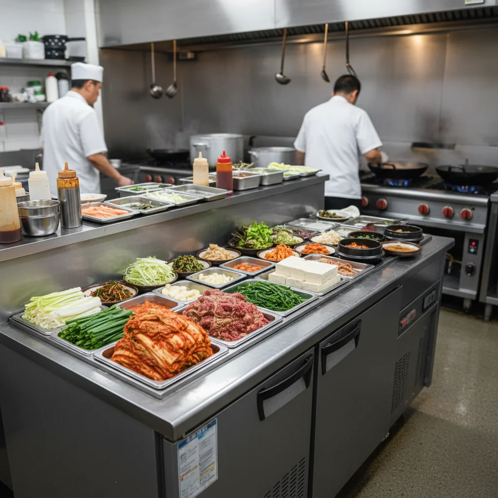 주방의 심장, 냉장테이블