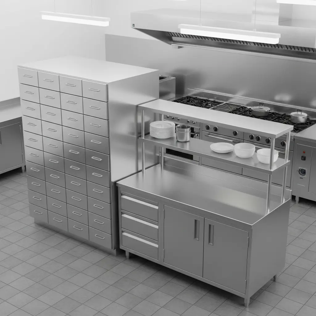 45박스 + 테이블 냉장고 조합