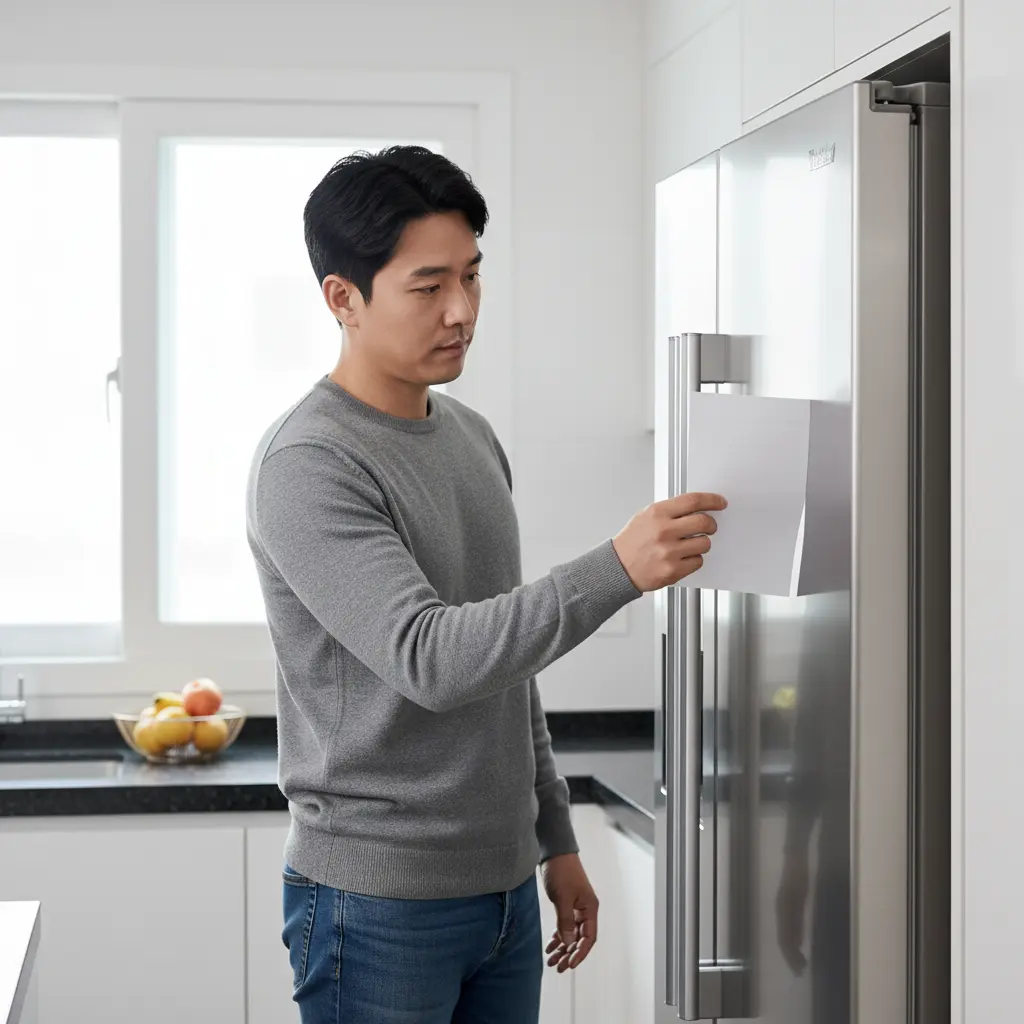 A4 용지로 밀폐력 테스트