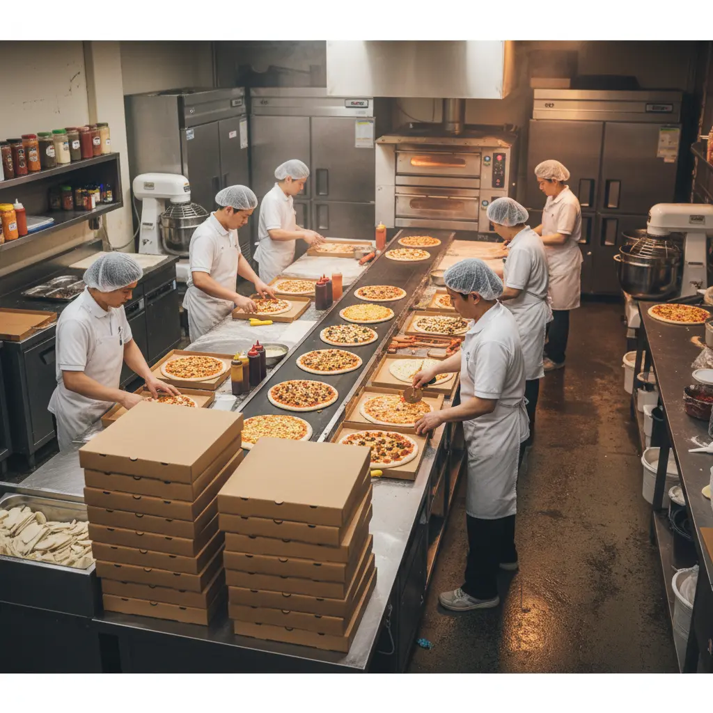 배달 전문점은 컨베이어