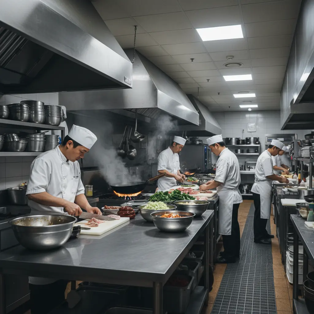 주방의 심장, 스텐작업다이