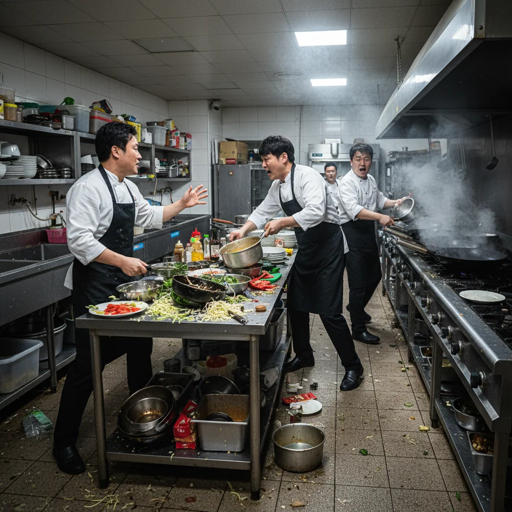 엉망인 동선, 지옥 같은 주방