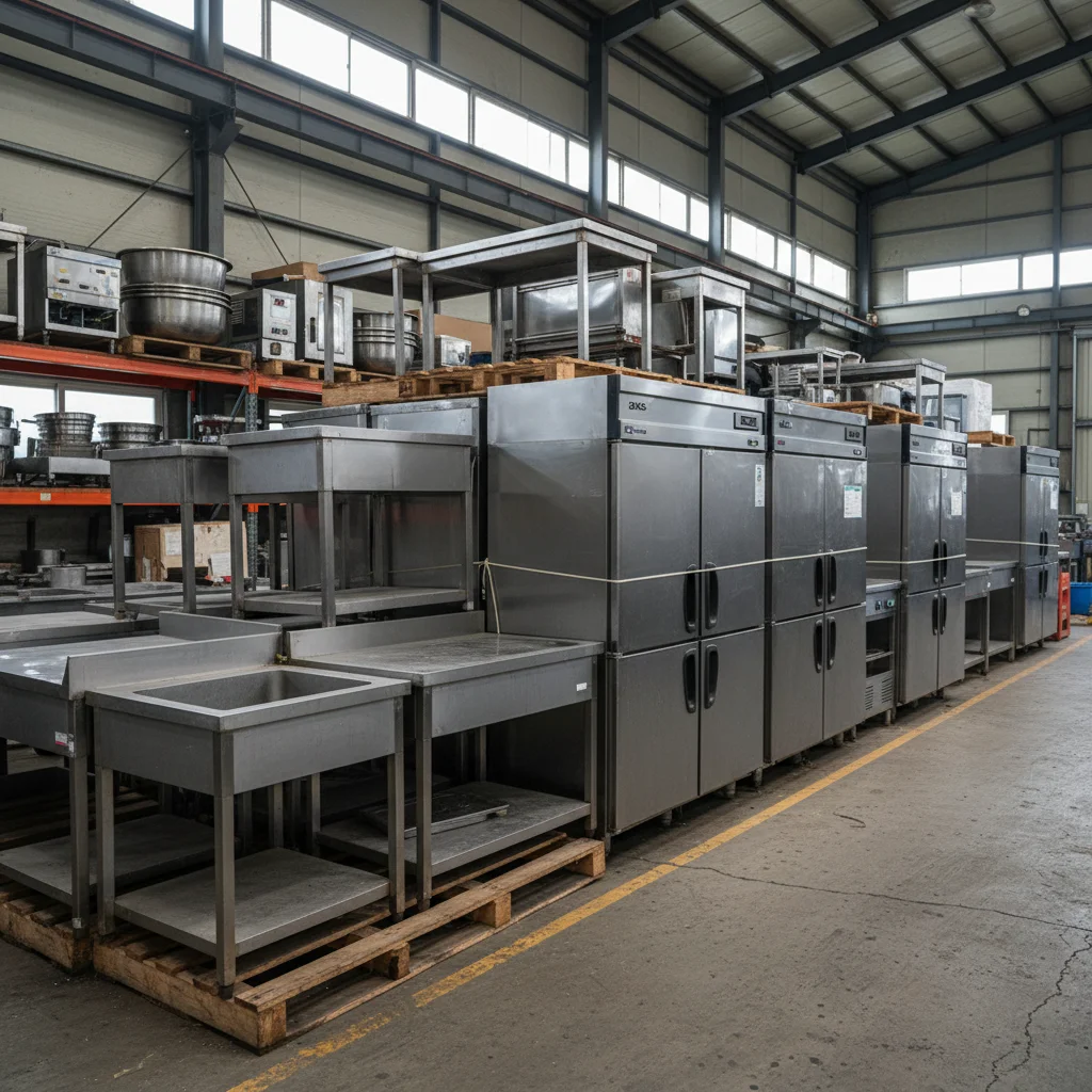 중고 주방기구 창고