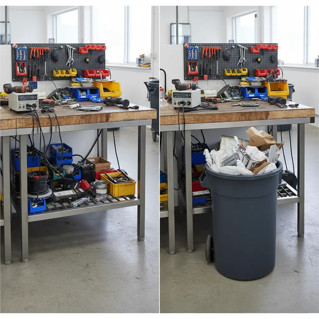 수납 vs 청소 편의성