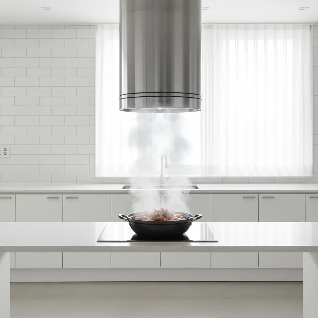 통후드의 강력한 흡입력