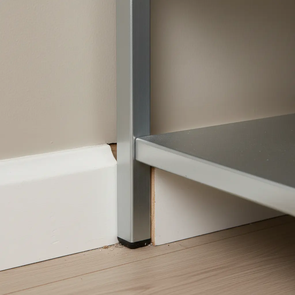 걸레받이 간섭 주의