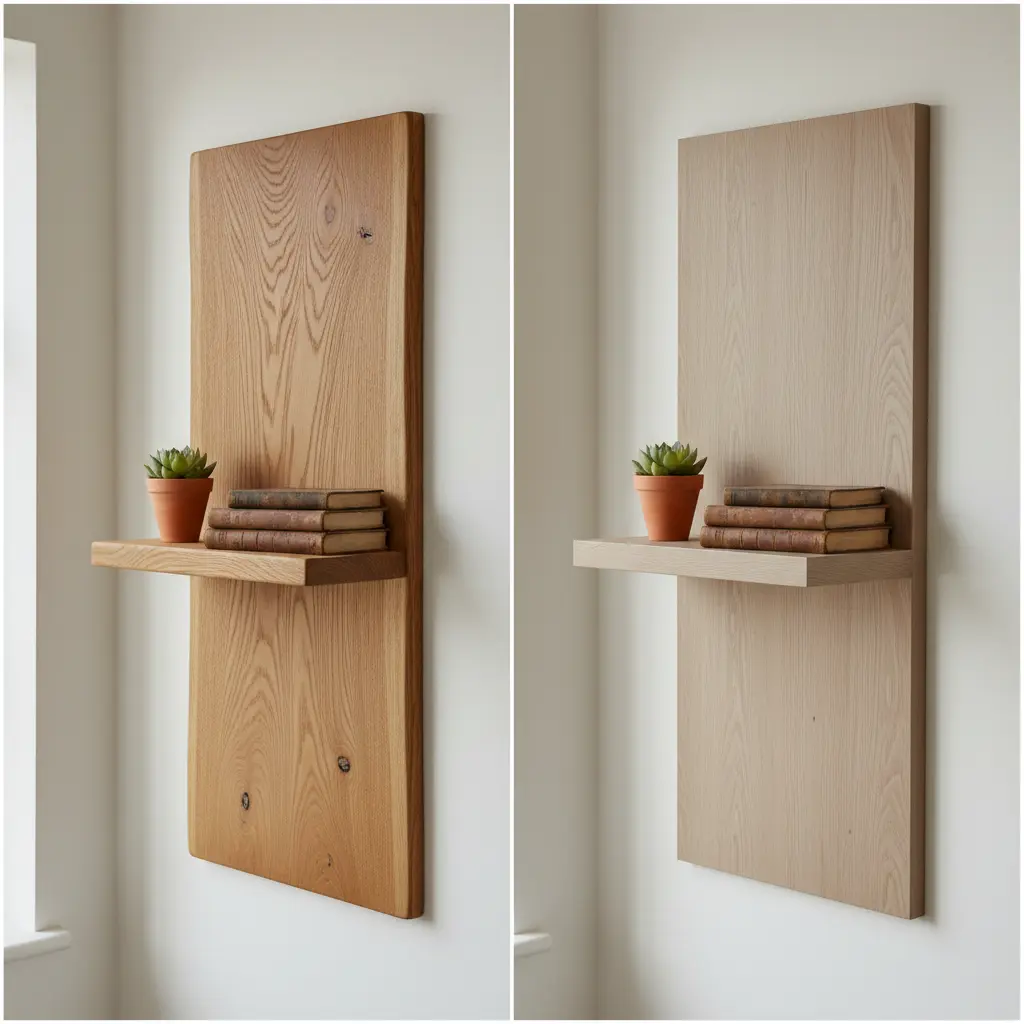 원목 vs 합성목재 비교